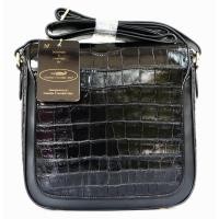 ราคา กระเป๋าสะพายผู้ชาย หนังจระเข้แท้ 100% หนังท้อง สีดำ หนังเงางาม สะพายข้าง Crossboy อะไหล่ทอง ใหม่ ราคาถูก (26314761581)