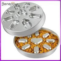 ราคา New ​​Benepaw Slow Feeder ชามสุนัขสแตนเลส 304 สําหรับ Fast Eaters สุนัขขนาดเล็กขนาดกลางเครื่องล้างจานปลอดภัย 2 ถ้วยความจุ​​ (42672214074)
