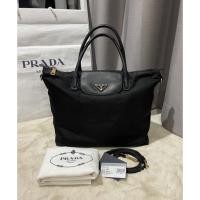 ราคา Prada Tessuto Saffiano สีดำ Nero yr.16 / Sz.12”x13” (21925430808)
