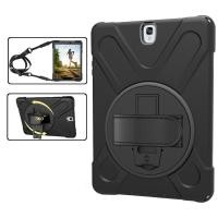 ราคา เคสซิลิโคน PC กันกระแทก พร้อมสายคล้องไหล่ 2 in 1 สําหรับ Samsung Galaxy Tab S3 9.7 นิ้ว SM-T820 SM-T825 (25222092633)
