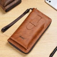 ราคา Dompet Mut Handphone ออกแบบใหม่ Dan Men Zip Long Wallet, Dompet lelaki , กระเป๋าสตางค์ผู้ชาย (52251654025)