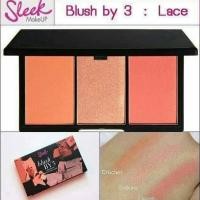 ราคา Sleek blush by 3 palette 20gสี #Lace 367 (46198799)