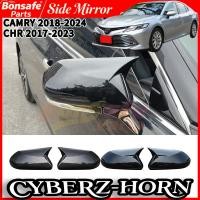 ราคา ครอบ กระจกมองข้าง ของแต่ง Toyota Camry 2018-2024/CHR 2017-2023 สูงคุณภาพ คาร์บอน ฝาครอบ กระจกข้าง แต่งรถ Carbon Side Mirror Cover (43052288073)