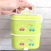 ราคา ปิ่นโตใส่อาหาร2ชั้นขนาดเล็ก สำหรับเด็ก (3918950950)