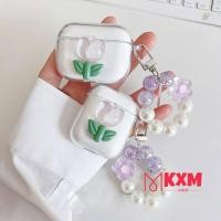 ราคา VI01T8B VIVO TWS 3E case / TWS 3 / 3 Pro Ins Transparent with flower chain Protective Silicone Case for VIVO TWS 3E (48452025159)