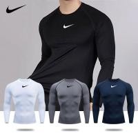 ราคา บอดี้ฟิต เสื้อรัดกล้ามเนื้อแขนยาว เสื้อออกกำลังกาย แห้งเร็ว ออกกำลังกาย เล่นน้ำ ขับรถ กันUV (27618449497)