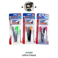 ราคา Horse (ตราม้า) แม็กซ์เย็บกระดาษ 1 เครื่อง (แถมฟรี ลวดเย็บ 1 กล่อง) รุ่น HD-10EE+ลวด10-1M คละสี เย็บง่าย ไม่ติดขัด (16705278122)