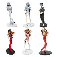ราคา 6 สไตล์ Neon Genesis EVANGELION อะนิเมะรูป Eva Ayanami Rei Asuka Langley Soryu Makinami PVC Action figure ของเล่น Collec (28658329644)