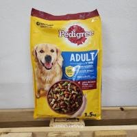 ราคา Pedigree เพดดิกรี อาหารสุนัข สูตรโตเต็มวัย ชนิดแห้ง แบบเม็ด รสตับและผัก 1.5 กก. (22553030588)