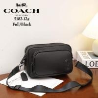 ราคา Coach Leather Sling Crossbody Messenger Bag Men Checkered Bag Beg Sling Coach (44068227671)