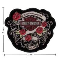 ราคา อาร์มปัก Harley Davidson Motorcycles American Beauty Iron on patches ตัวรีดติดเสื้อ อาร์มรีดติดเสื้อฮาร์เล่ย์-เดวิดสัน (25921571301)