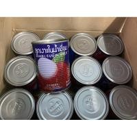 ราคา ผลไม้กระป๋อง เงาะ จำหน่ายยกลัง 24 กระป๋อง (27029824720)