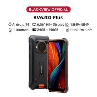 ราคา Blackview BV6200 Plus โทรศัพท์ที่ทนทาน 8GB + 256GB 6.56 HD + จอแสดงผล 11000mAh แบตเตอรี่ Android 14 (27123695425)