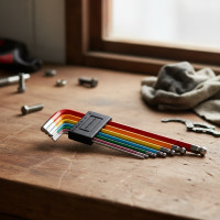 ราคา ชุดประแจหกเหลี่ยม 7 ชิ้น หลากสี สําหรับซ่อมจักรยาน พับได้ อเนกประสงค์ ชุดเครื่องมือจักรยานเสือภูเขา (40473787311)