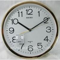 ราคา นาฬิกาแขวน SEIKO PDA014G ขนาด 12 นิ้ว ขอบทอง เดินเรียบ (25264899725)