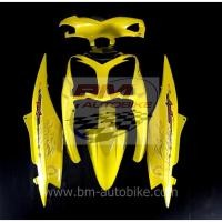 ราคา ชุดสี MIO 115 2 ตา เหลืองลายมังกร YAMAHA มีโอ ZR ถ่ายจากสินค้าจริง มีเก็บเงินปลายทาง (6292521460)