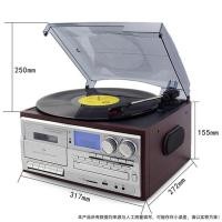 ราคา เครื่องเล่นแผ่นเสียงไวนิล เครื่องเล่นซีดี เครื่องเล่นซีดีเทป U ดิสก์วิทยุ FM/AM แผ่นเสียงบลูทูธแบบรวม (47300132361)