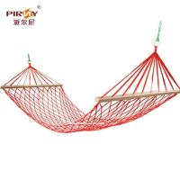 ราคา Sanjia ตาข่ายเปลญวนเดี่ยวกลางแจ้งเปลญวนตาข่ายไนลอนเปลญวนพร้อมไม้ค้ำชิงช้าเปลญวน UEOR (27322467731)