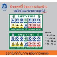 ราคา ป้ายเซฟตี้ ป้ายก่อสร้าง ป้ายไวนิล เตือนก่อสร้าง สัญลักษณ์ปลอดภัยไว้ก่อน สำหรับติดสถานที่ก่อสร้าง /ออกใบกำกับภาษีได้ (42360893979)