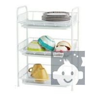 ราคา ที่วางของและคว่ำแก้ว 3 ชั้นพร้อมถาดรองน้ำหยดทุกชั้น แข็งแรงทนทาน ชั้นห้องครัว MP tn99 (19837876998)