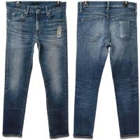 ราคา รหัส ล.2412 UNIQLO ริมแดง เอว30-31 ยาว41.5 ปลายขา6.5 ยีนส์ชายมือสอง (28036228511)