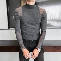 ราคา เสื้อแขนยาว เสื้อคอเต่า เสื้อยืดแขนยาวกำมะหยี่เยอรมันสองด้านสำหรับผู้ชายเสื้อตัวใน (51651855295)