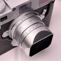 ราคา [New Goods] Flenda Voigtlander vm35/2 vm28/2ii Lens Square Metal Hood Copper Black Lacquer (43604143118)