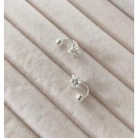 ราคา 410-ต่างหูเงินแท้ S925 ลายเกล็ดหิมะ (41304194873)