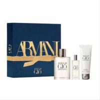ราคา (สินค้าแท้ 100% ป้าย King Power) Giorgio Armani Acqua Di Gio Homme for Men EDT Set 3 Items (28918098255)
