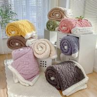 ราคา ผ้าห่มขนแกะ อัดลาย ขนาด 7 ฟุต (200 x 230 cm) ผืนใหญ่ หนา 2 ชั้น นุ่ม ห่มได้ทั้งสองด้าน (29972960726)