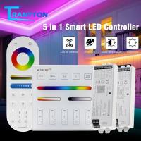 ราคา รีโมทคอนโทรล 5 in 1 TUYA Wifi LED Strip Light controller รีโมทไฟเส้น CCT+RGB กล่องควบคุมไฟLEDเส้น ไฟRGBเส้น จับเวลา (25061518383)