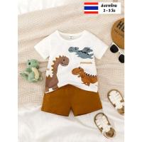 ราคา เสื้อเด็กแรกเกิด ไดโนเสาร์ & กางเกงเด็กทารก เด็กชาย 2 ชิ้น 6 เดือน 9 เดือน 18 เดือน 1 ขวบ 2 ขวบ 3 ขวบ (25264849705)