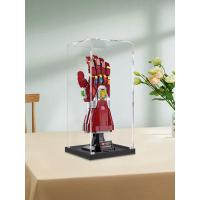 ราคา [กล่องป้องกันฝุ่นอะคริลิค] ไม่จํากัดถุงมือนาโนกล่องแสดงอะคริลิคเหมาะสําหรับเลโก้ 76223 โปร่งใสกล่องป้องกันฝุ่นกล่องเก็บมือทํา (58101828349)