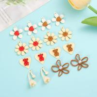 ราคา Alloy lily of the valley/Love heart/Bear/Sunflower/Flower pendant diy handmade bracelet necklace earrings accessories (27214682028)