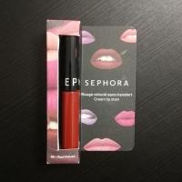 ราคา Sephora cream lip stain สี 96 Red Velvet ขนาดทดลอง 2.5 ml (2535292460)