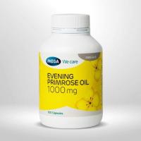 ราคา Evening primrose oil 1000 mg (Mega) 100 Capsule น้ำมันอีฟนิ่งพริมโรส 1000 มก บำรุงผิว ปวดประจำเดือน (23052721603)