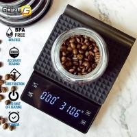 ราคา ตาชั่งกาแฟ ตาชั่งกาแฟดิจิตอล Kitchen Scale ขนาด3KG/ 0.1G จับเวลากาแฟจอแสดงผล LCD -สินค้ามีพร้อมส่ง- (17470920982)