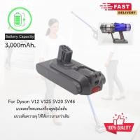 ราคา แบตเตอรีเทียบเท่าเครื่องดูดฝุ่นไดสัน V12 V12s Detect Slim Origin SV20 SV30 SV46 3,000mAh. (42456618842)