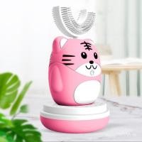 ราคา ฆ่าเชื้อขี้เกียจเด็ก U-Shaped ไร้สายชาร์จสมาร์ท Air-Drying เทปซิลิโคนอัตโนมัติแปรงสีฟันโซนิคขนนุ่มแปรงสีฟันไฟฟ้า 8 (54600625960)