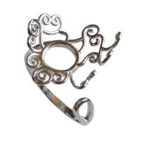 ราคา Retro สไตล์จีนประเภทไม่สม่ําเสมอแหวนลูกปัดผู้ถือที่ว่างเปล่าฝัง DIY อุปกรณ์เสริม Hand-Made Seiko คุณภาพสูง All-Match (44273891453)