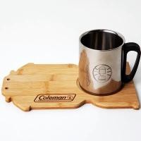 ราคา เขียงไม้coleman เขียงไม้แคมป์ปิ้ง จานเตรียมอาหาร เขียงพกพา ที่วางแก้ว (14288220532)
