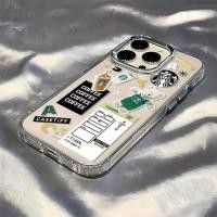 ราคา เคสโทรศัพท์ใสกันกระแทกสำหรับ iPhone 11 12 13 14 15 16 Pro Max 7 8 6 Plus XS XsMax XR ฝาหลังซิลิโคน Jigsaw กันกระแทก (43902445378)