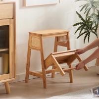 ราคา เก้าอี้ขั้นบันได สามารถพับเก็บได้ งานไม้ไผ่สไตล์ญี่ปุ่น (22750510556)