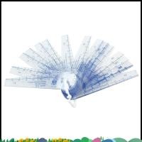 ราคา Super Plastic Feeler Gauge 0.05-2 มม. เครื่องมือวัดความหนา 20 in 1 Feeler Gauge สําหรับช่องว่างวัด (24246264239)