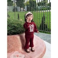 ราคา เสื้อผ้าเด็กผู้หญิง - สุดน่ารัก LOVE FOR ME ชุดสักหลาดสําหรับเด็กอายุ 1-8 ปี (57151214285)