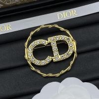 ราคา แฟชั่นผู้ชายผู้หญิง ดิออร์ เข็มกลัด Temperament Diamond-Studded All-Match cd Letter เข็มกลัด P (28171863148)