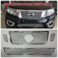 ราคา กระจังหน้าแบบครอบ Nissan Navara NP300 สีชุบ (1697069255)