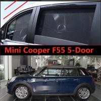 ราคา สําหรับ Mini Cooper F55 5-ประตู 2016-up ม่านบังแดดรถยนต์ป้องกันรังสียูวีผ้าม่านรถอุปกรณ์เสริม (49400523995)