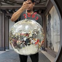 ราคา ใหญ่ยักษ์ ลูกกระจก โมบายลูกแก้ว ลูกเเก้วบอลห้อย โมบายคริสตัล แก้ฮวงจุ้ยสะท้อนสิ่งไม่ดี สลายพลังร้าย(พร้อมส่ง) (18541861130)