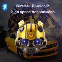 ราคา Bumblebee Helmet Bluetooth Speaker Fm Radio Usb Mp3 TF Smart Subwoofer Blue Tooth 5.0 Portable Mini Wireless (6878000508)